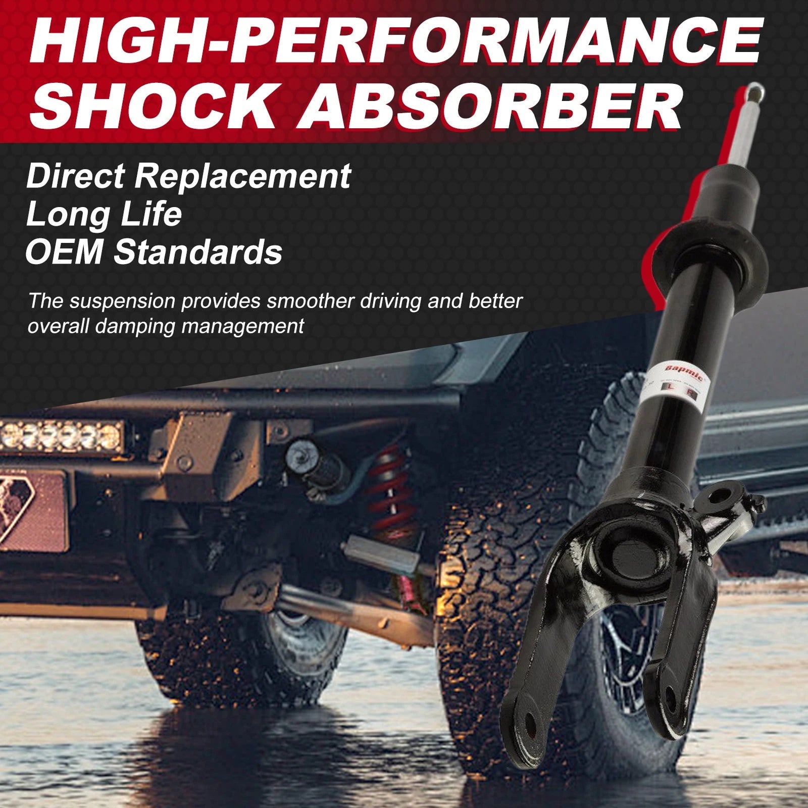 2X Front Shock Absorbers for Mercedes ML350 (2006-2011)