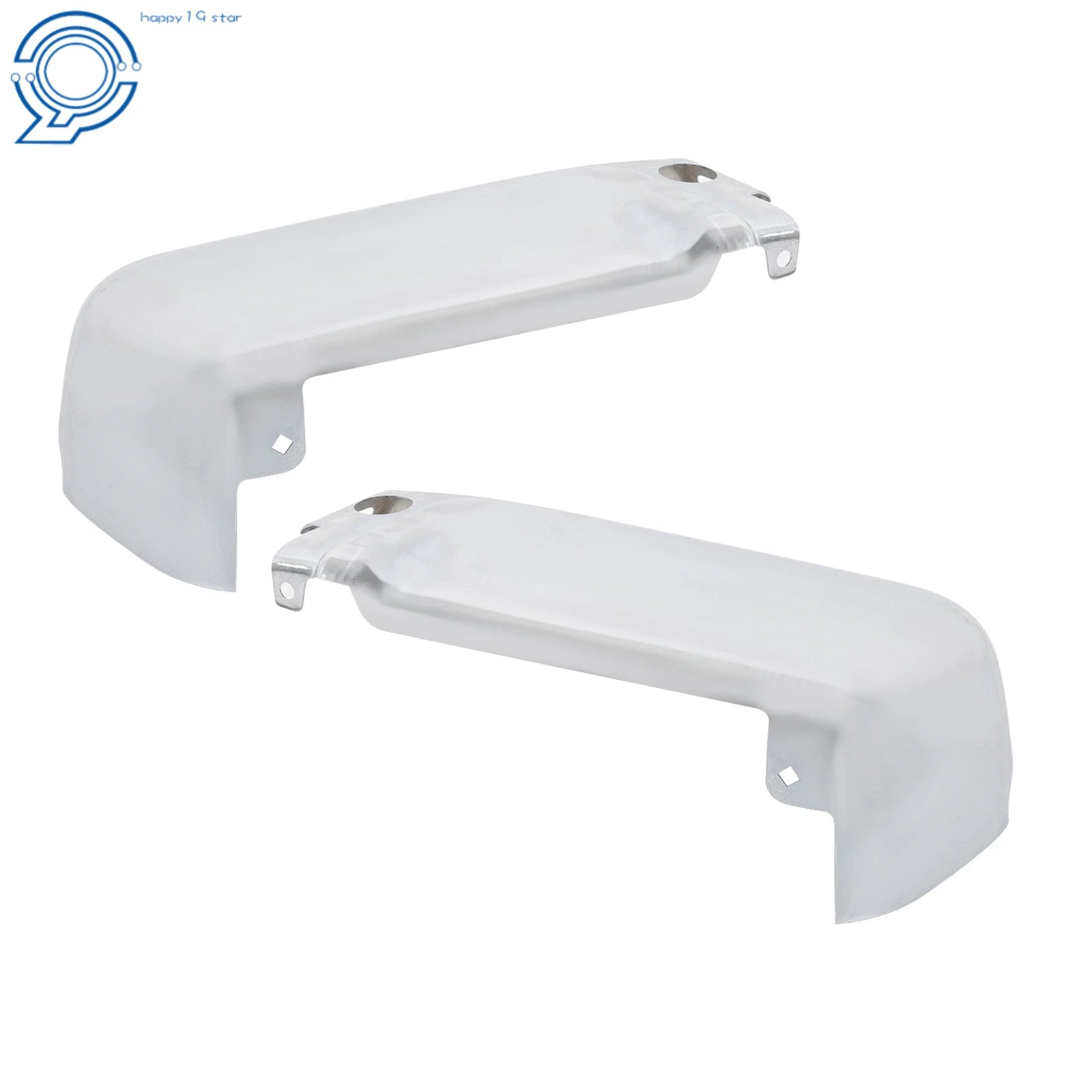 Set of 2 Chrome Rear Step Bumpers for Ford F250 F350 Super Duty (2008–2016)
