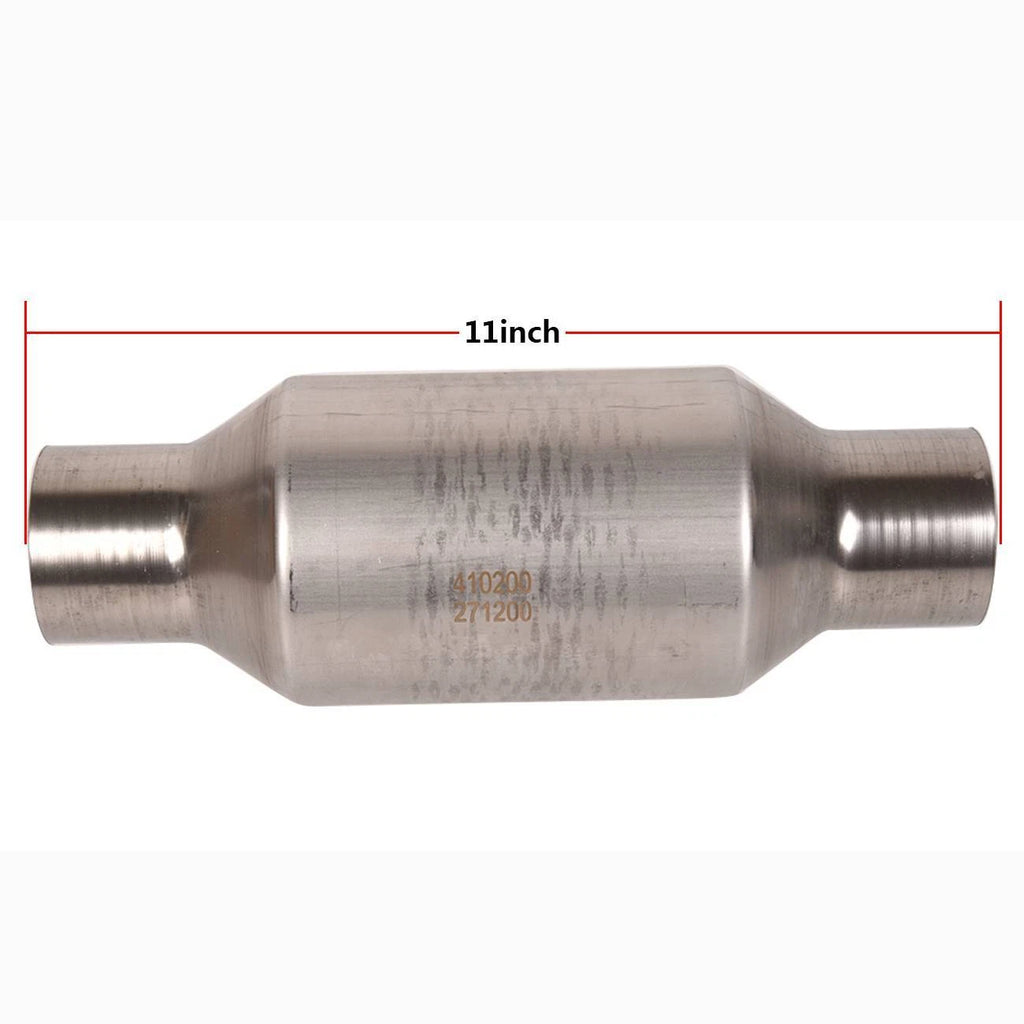 2" Stainless Steel High Flow Catalytic Converter for Universal Fit