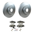 Hella Front Rotors & Bosch QuietCast Ceramic Brake Pads for A3 TT GTI Taos