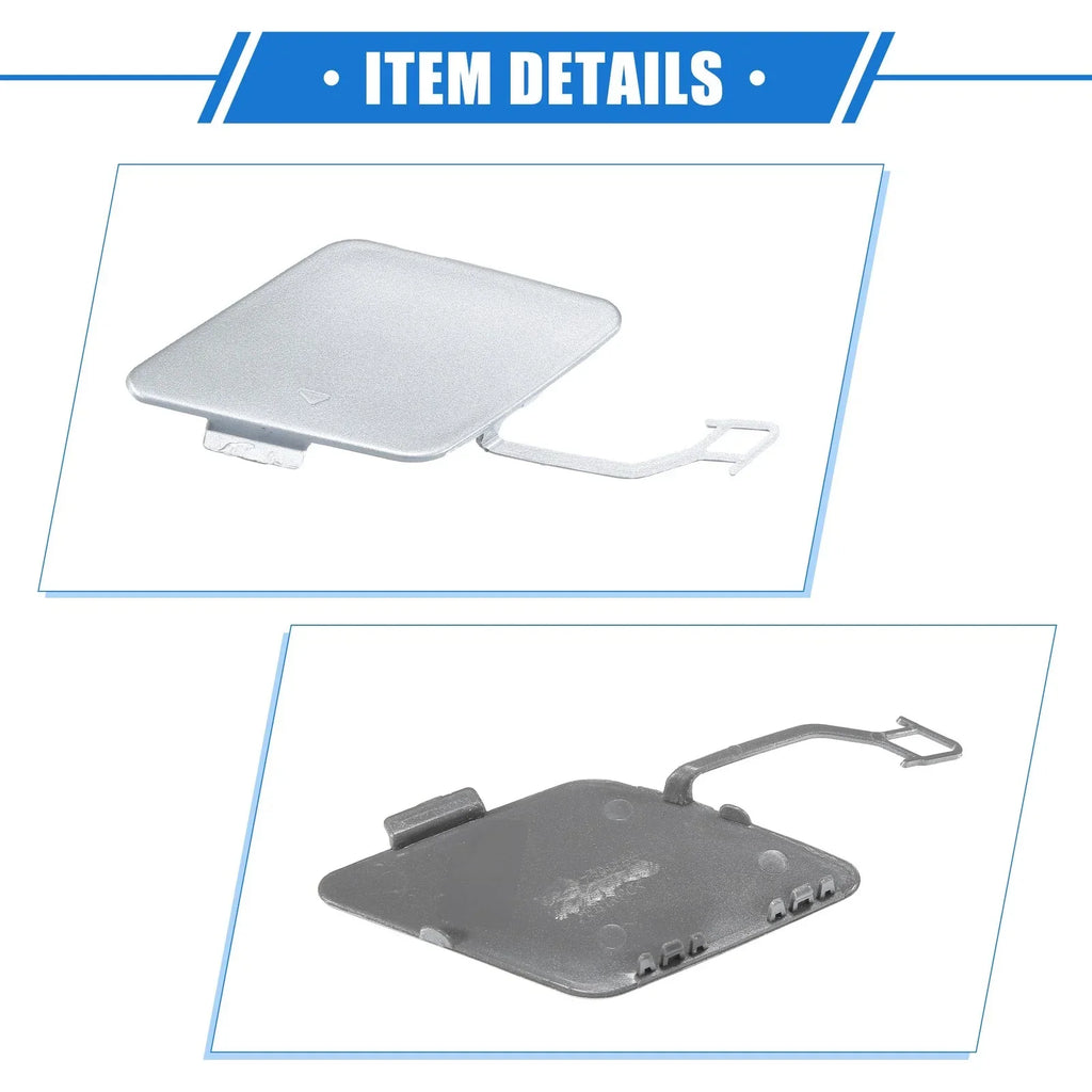 Rear Tow Hook Eye Cover Cap for BMW 3 (F30) 2012-2015 Silver Tone