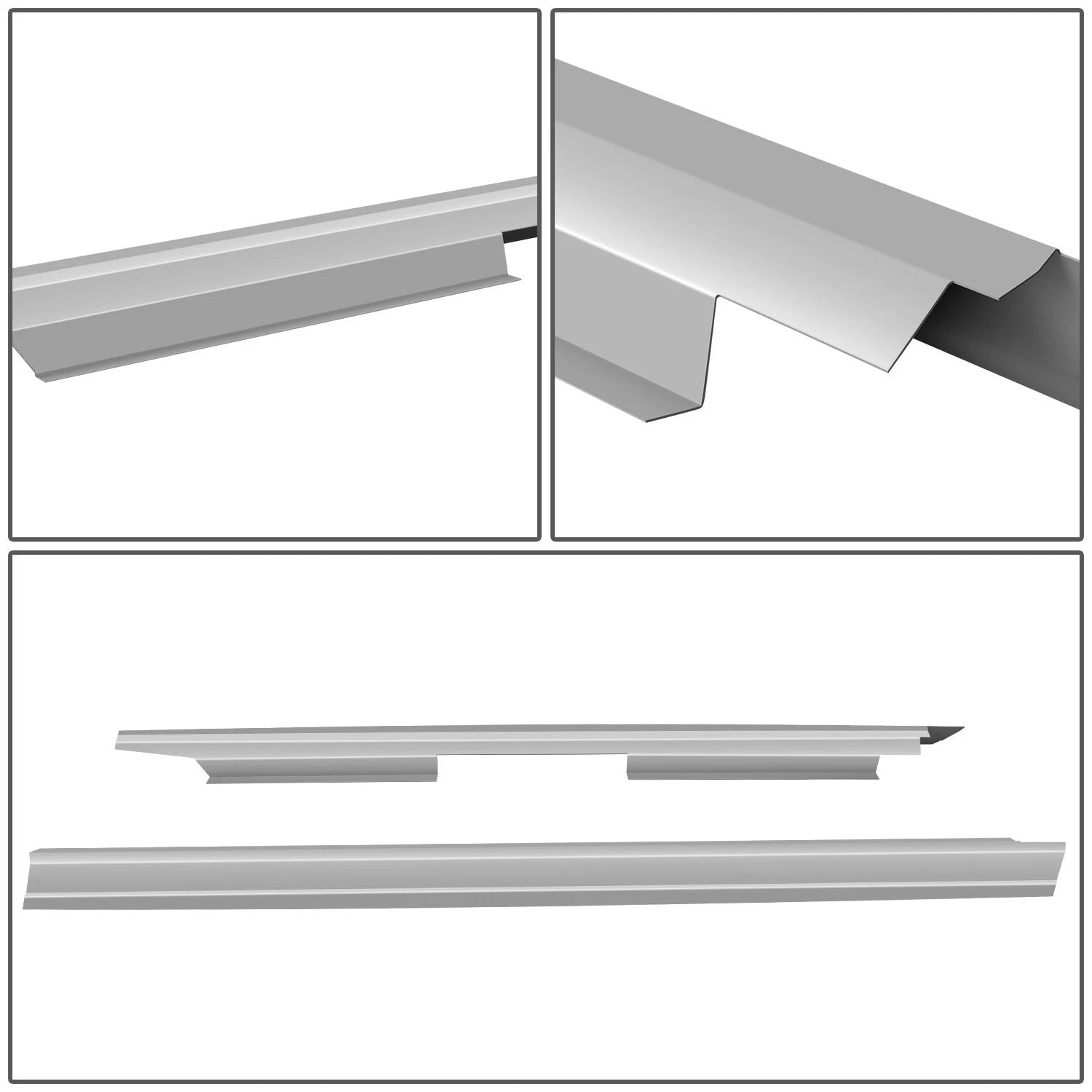 Rocker Panels for Ford Expedition (2007–2017) - Primered Grey, Left & Right Pair