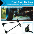 2X Front Sway Bar Links for BMW 323CI 323I 325CI 325I 325TI (2000–2006)