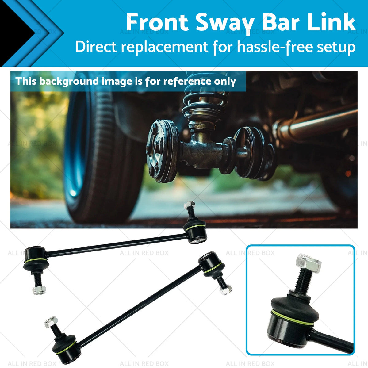 2X Front Sway Bar Links for BMW 323CI 323I 325CI 325I 325TI (2000–2006)