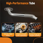 Turbo Oil Return Hose Line for Mercedes-Benz C250 SLK250 E250 (2011–2015)