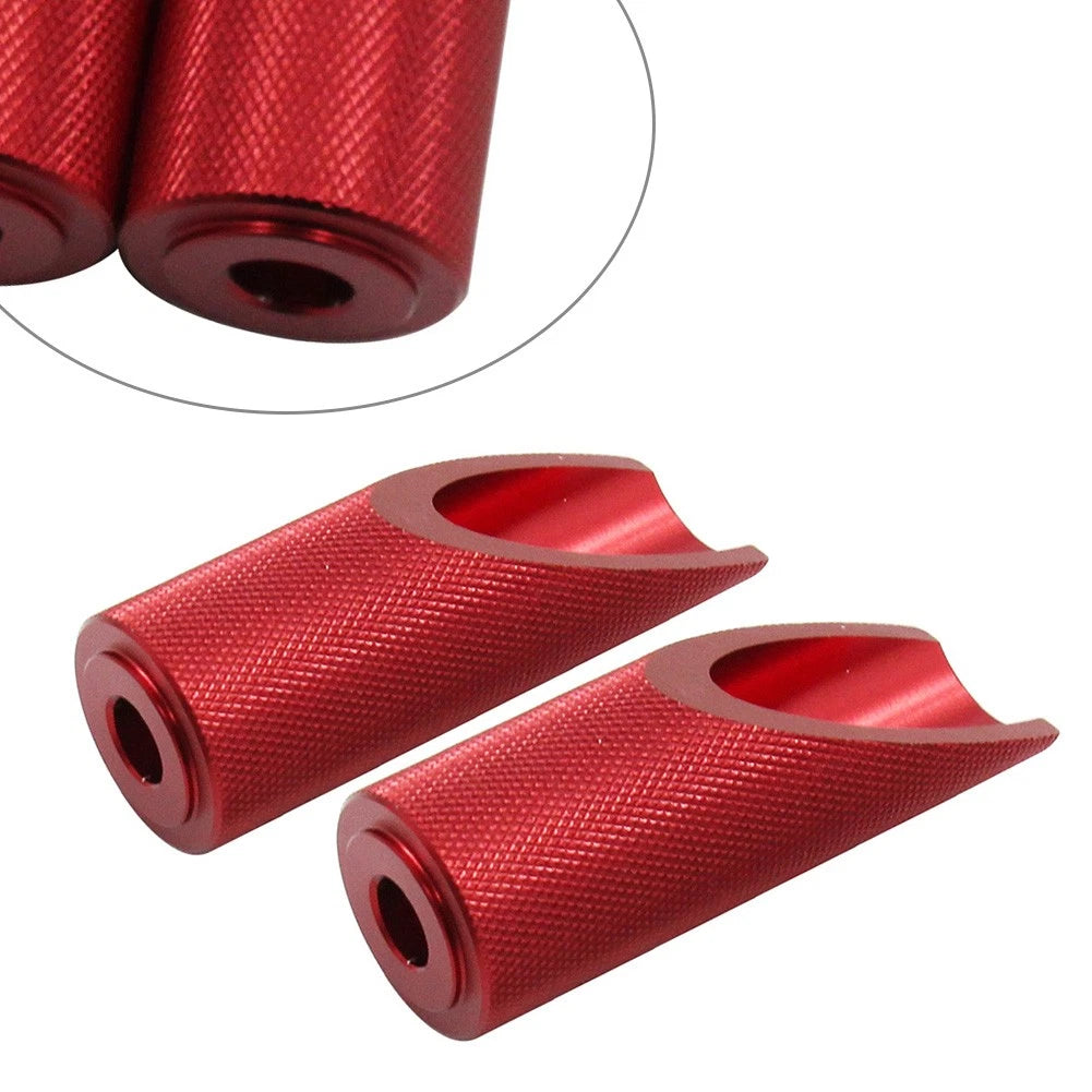 2X Footpegs for Honda Ruckus (2003–2023) Aluminium Red
