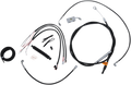 Handlebar Cable/Brake Line Kit for LA Choppers (15" - 17" Handlebars)