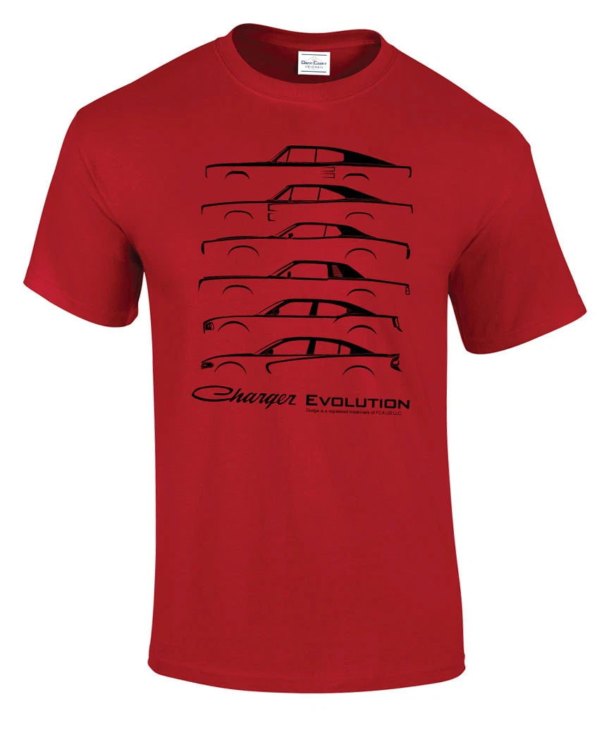 Clothing T-Shirt for Dodge Charger Evolution (1966–2019)