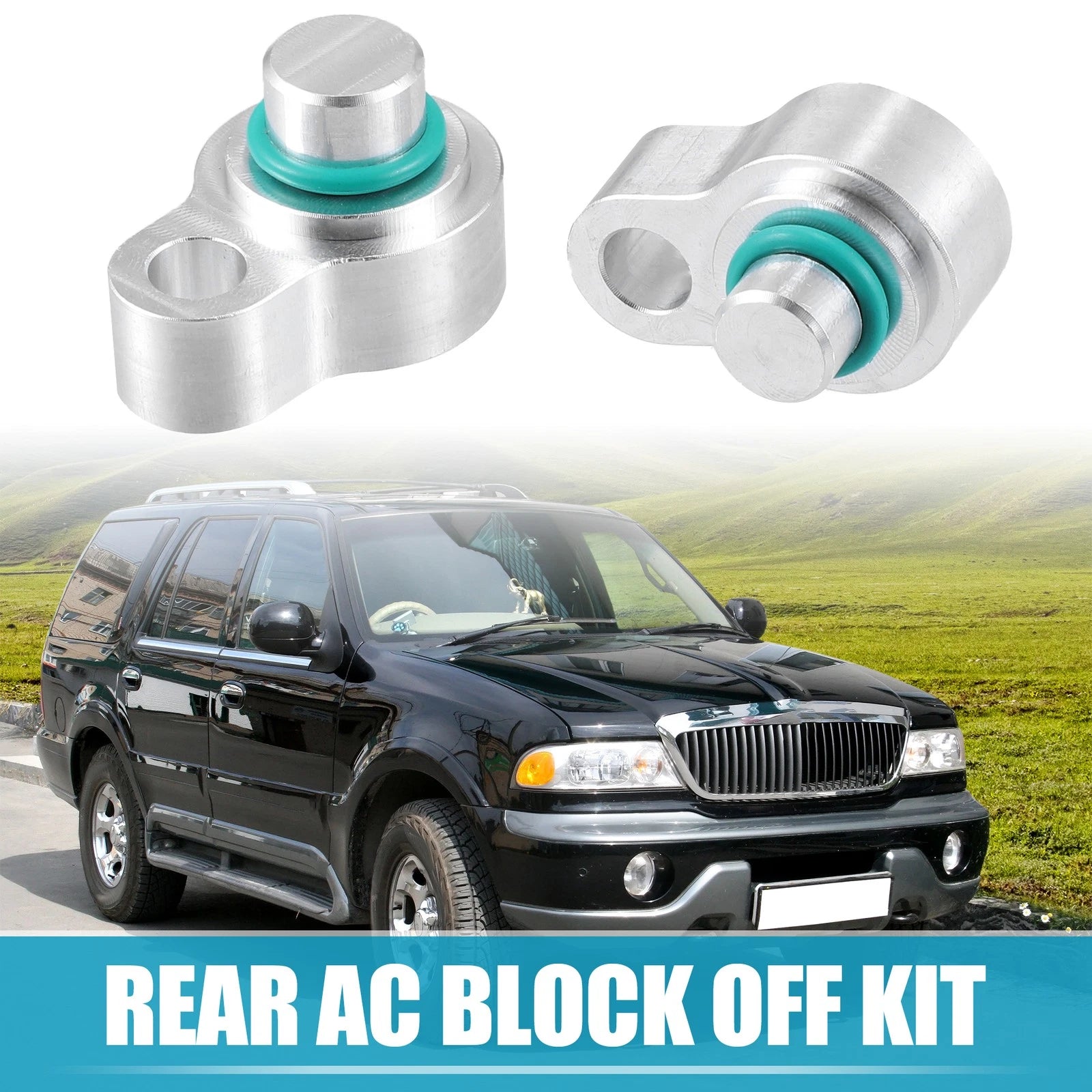Set of 2 Rear AC Block Off for Ford Expedition (2007–2016) & Explorer (2011–2016)