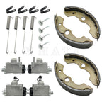 Front Brake Wheel Cylinders w/Shoes for Honda FourTrax TRX350 TRX350D (1986–1989)