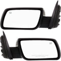 Set of 2 Power Heated Mirrors for Ford Flex (2009–2012) Paintable