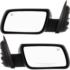 Set of 2 Power Heated Mirrors for Ford Flex (2009–2012) Paintable