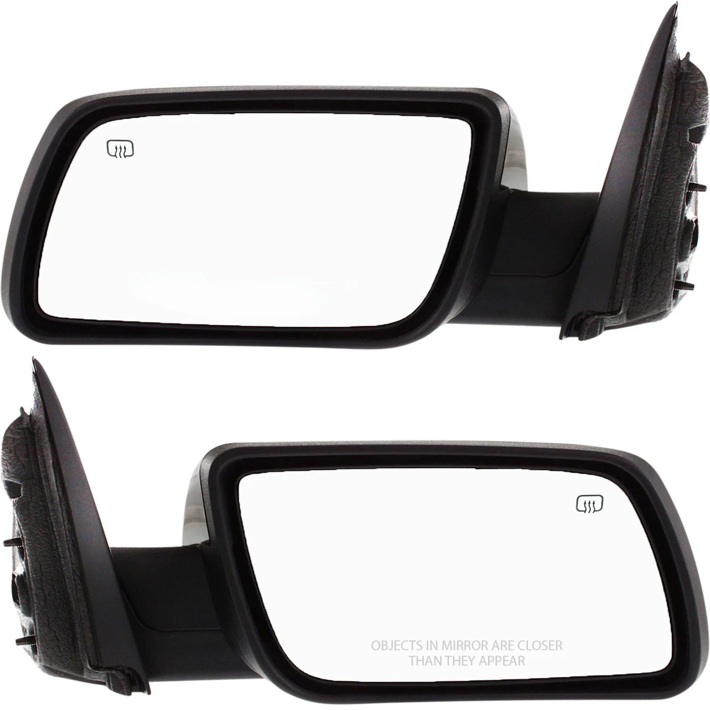 Set of 2 Power Heated Mirrors for Ford Flex (2009–2012) Paintable