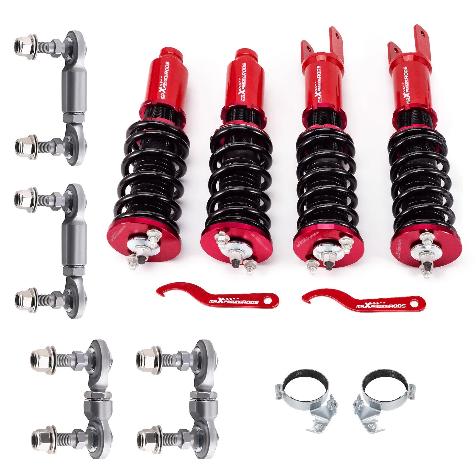 Coilovers Suspension Kit & Sway Bar Links for Honda Civic (1996–2000)