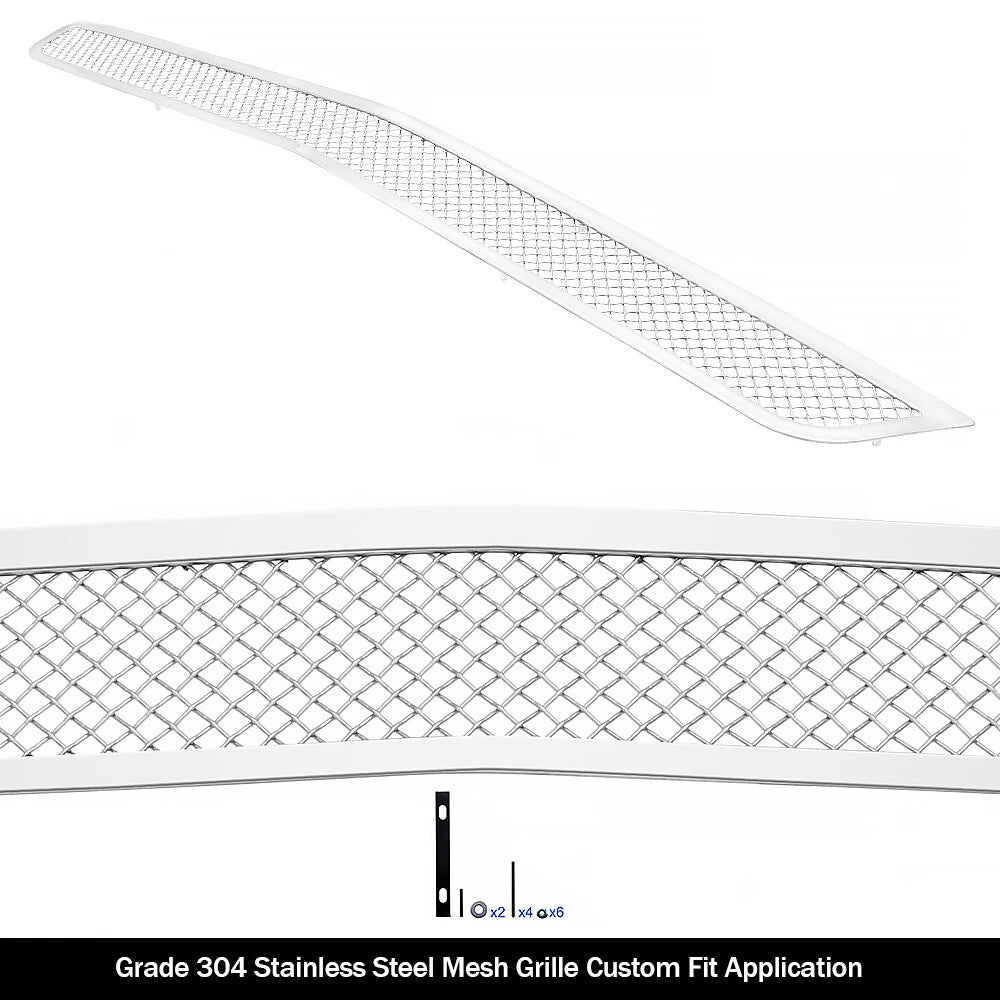 Stainless Chrome Mesh Grille for Ford Mustang (2015-2017)