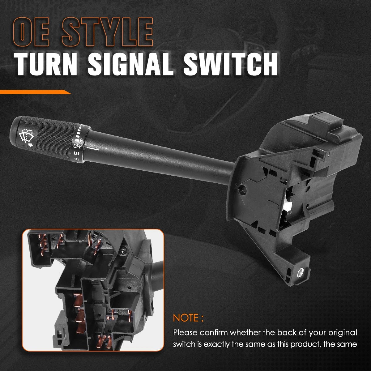 Turn Signal Hazard Wiper Combination Switch for Ford Mustang (1990–1993)