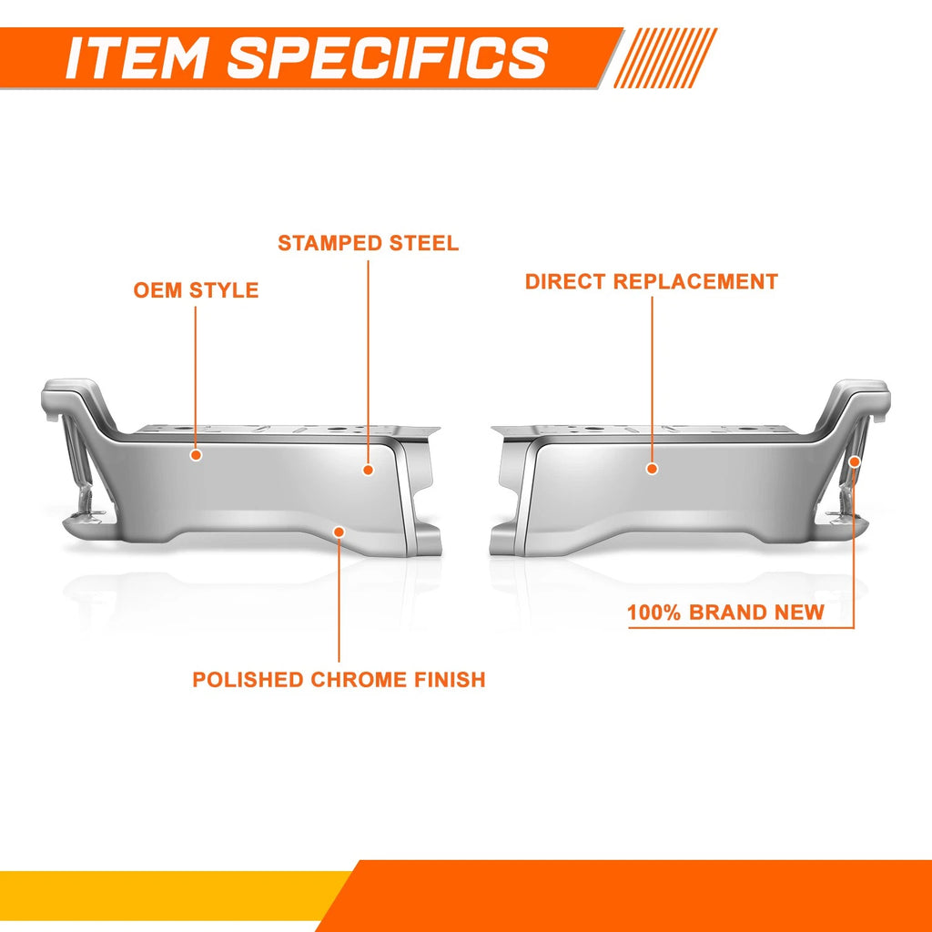 Black Steel Front Bumper Face Bar for Ford Ranger (2019–2024)