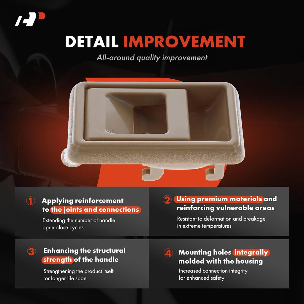 Front or Rear Right Interior Door Handle for Toyota Tacoma (1995–2000)