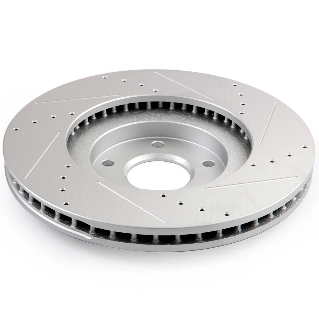 Drilled Slotted Brake Rotors for Infiniti EX35 G37X M35 Q40 350Z Maxima