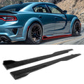 Carbon Fiber Look Side Skirt Rocker Panels for Dodge Charger SRT RT (2015–2023)