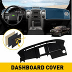 Dash Cover Mat for Ford F150 (2004–2008) Left Hand Black