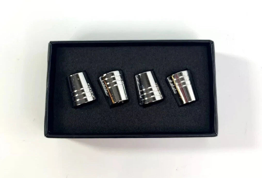Valve Stem Caps Premium Chrome Tapered for Lincoln (2009–2020)