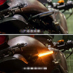 4X Sequential Flowing LED Turn Signal Indicator Lights for Motorcycle
