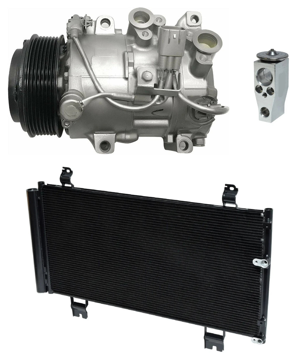 A/C Compressor Kit w Condenser for Lexus IS350 3.5L (2013–2015)