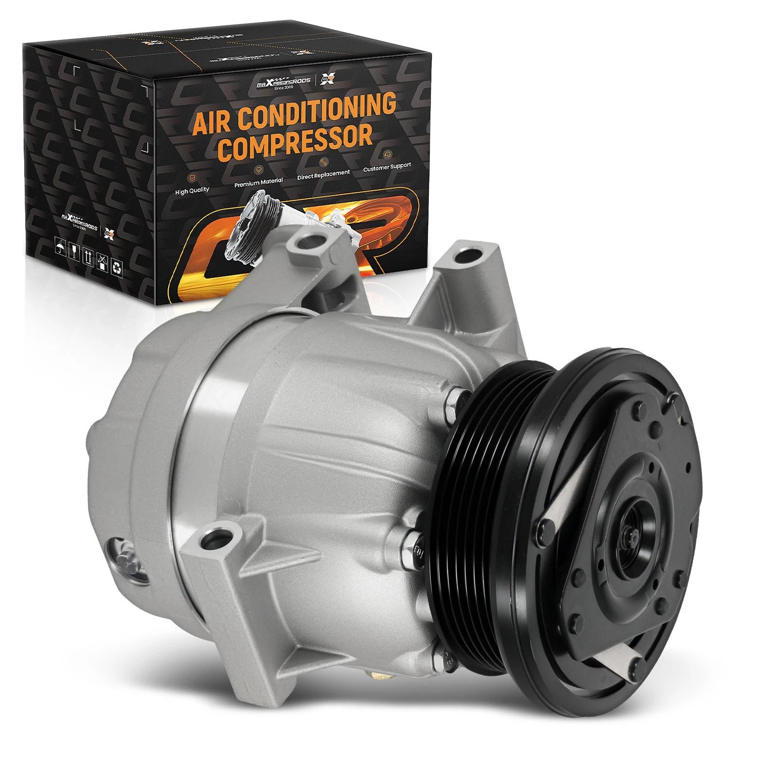 A/C Compressor with Clutch for Chevrolet Lumina 3.1L 3.4L (1990–2001) CO20458C CS0051