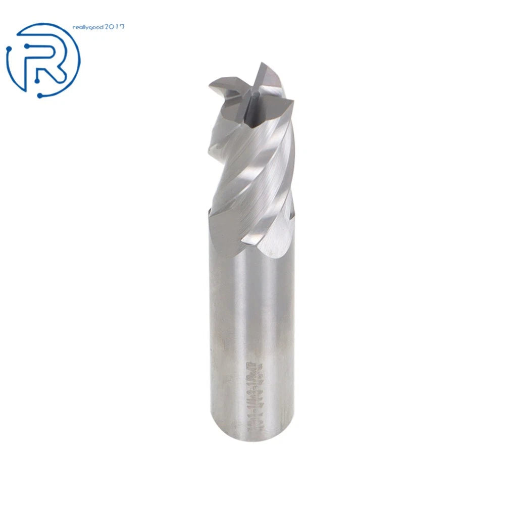 Set of 4 Carbide End Mills 5/8" for Precision Cutting