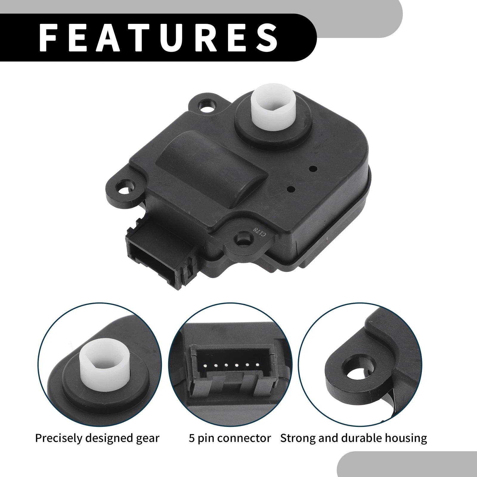 HVAC Heater Blend Door Actuator for Chevrolet Malibu (2008–2012) 15844241