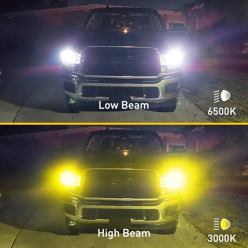 2X H4 LED Headlight Bulbs for Make Model