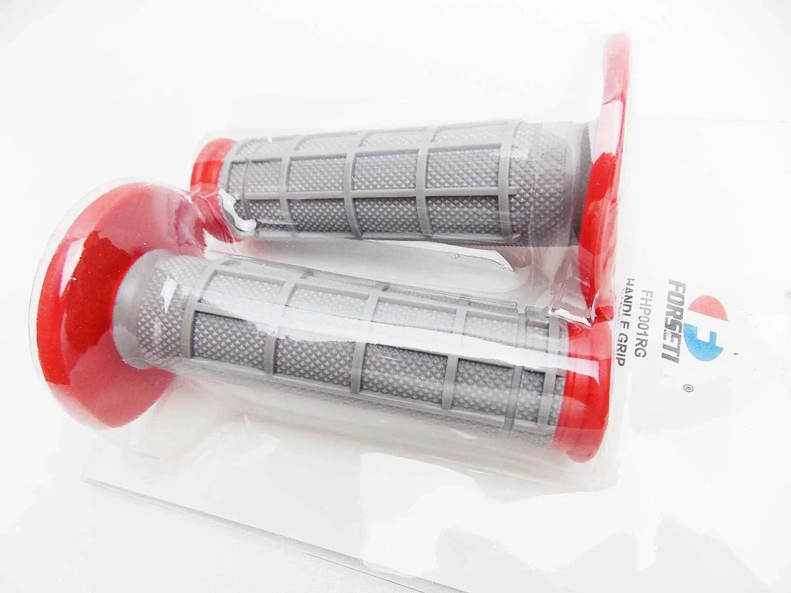 Red Grey Hand Grip Set for Suzuki RMX450