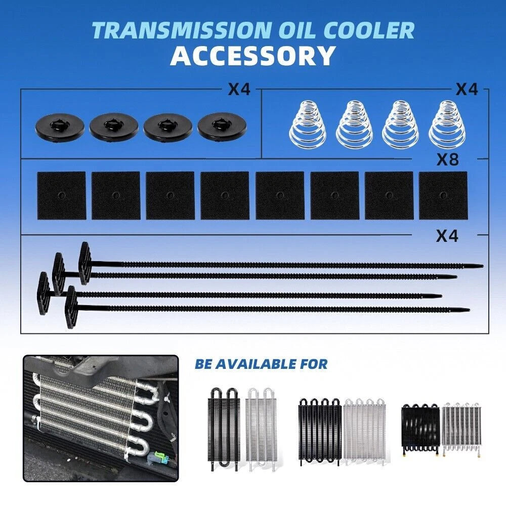 Set of 4 Radiator Cooling Fan Mounting Tie Strap Kits for