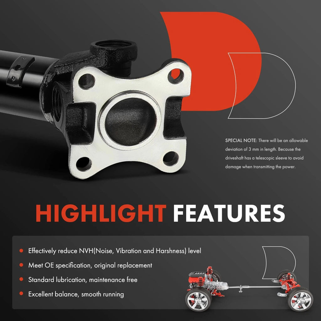 Front Driveshaft Prop Shaft Assembly for Toyota Tacoma (2012–2015)