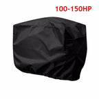 Outboard Motor Cover for 100-150 HP (Waterproof, Black)