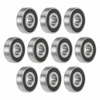 Set of 10 Deep Groove Ball Bearings 10x28x8mm 16100-2RS Chrome Steel