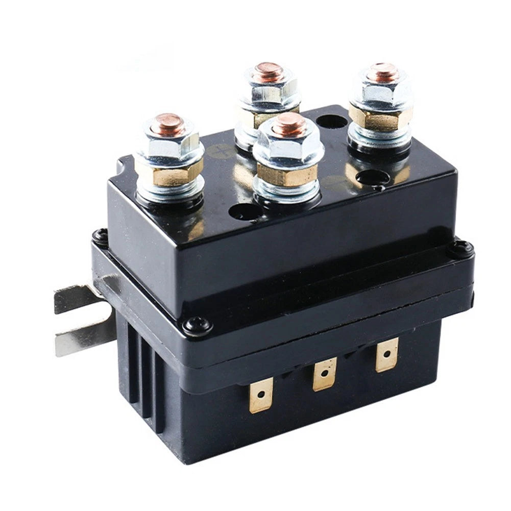 12V Winch Solenoid Relay for Mowers and ATVs (Dual Remotes)