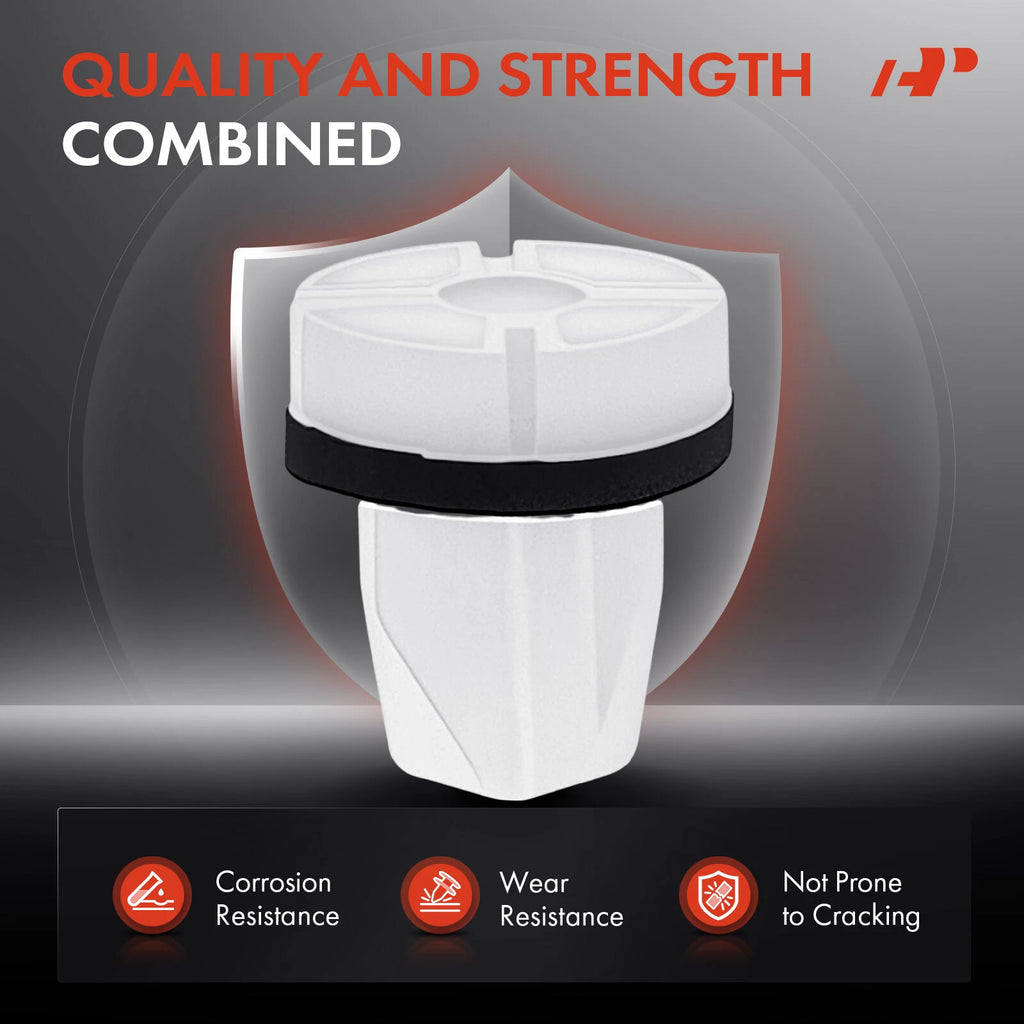 30Pcs 9mm Square Trunk Screw Grommet Clips for Honda