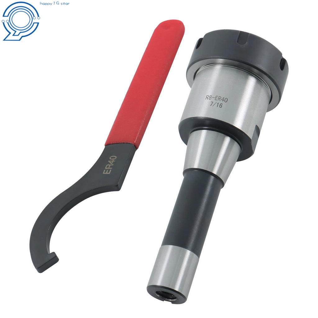 ER40 Chuck R8 Shank 7/16" CNC Mill Tool Holder for