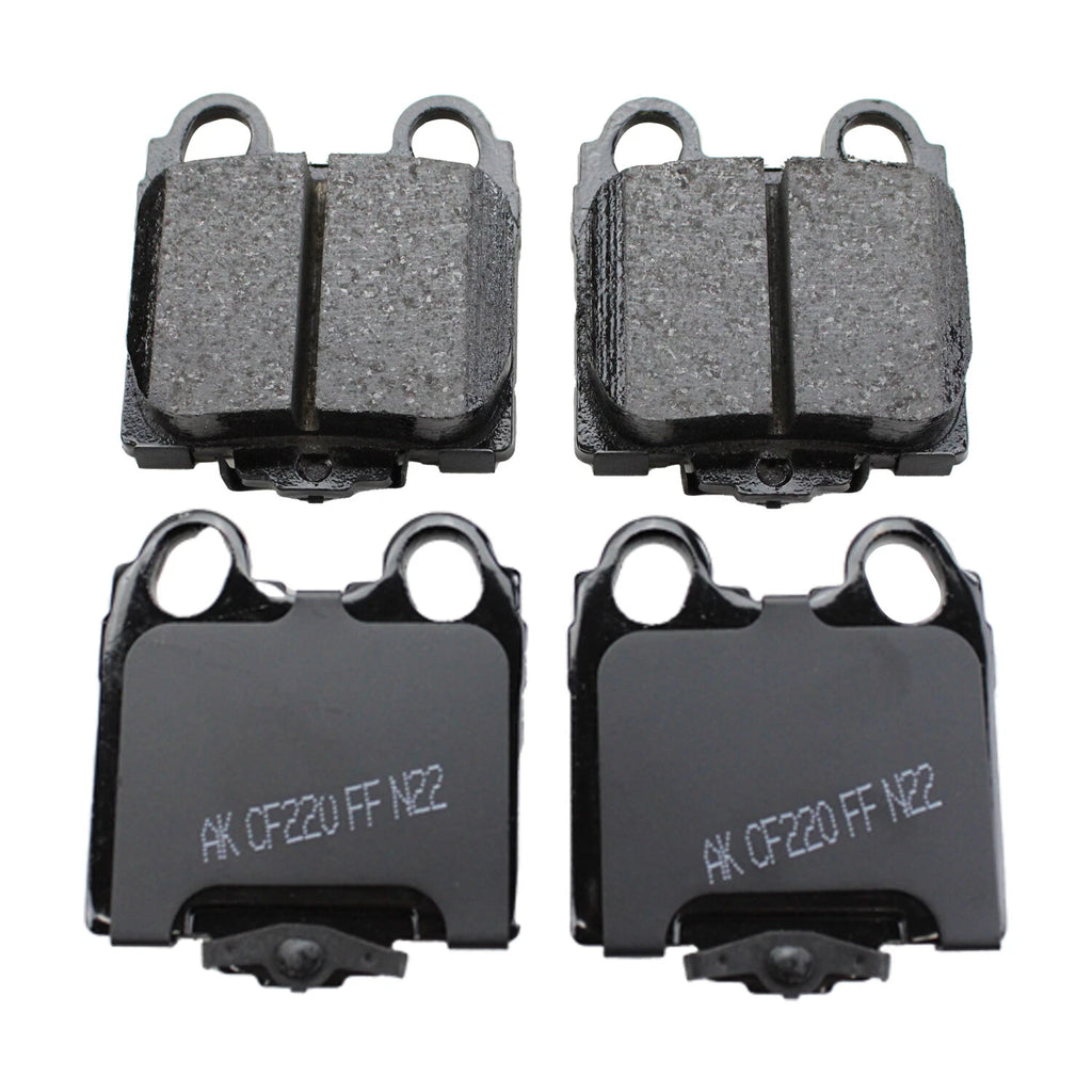 Set of 4 Akebono ProAct Rear Ceramic Disc Brake Pads for GS300 GS400 GS430 IS300 SC430 (1998–2005)
