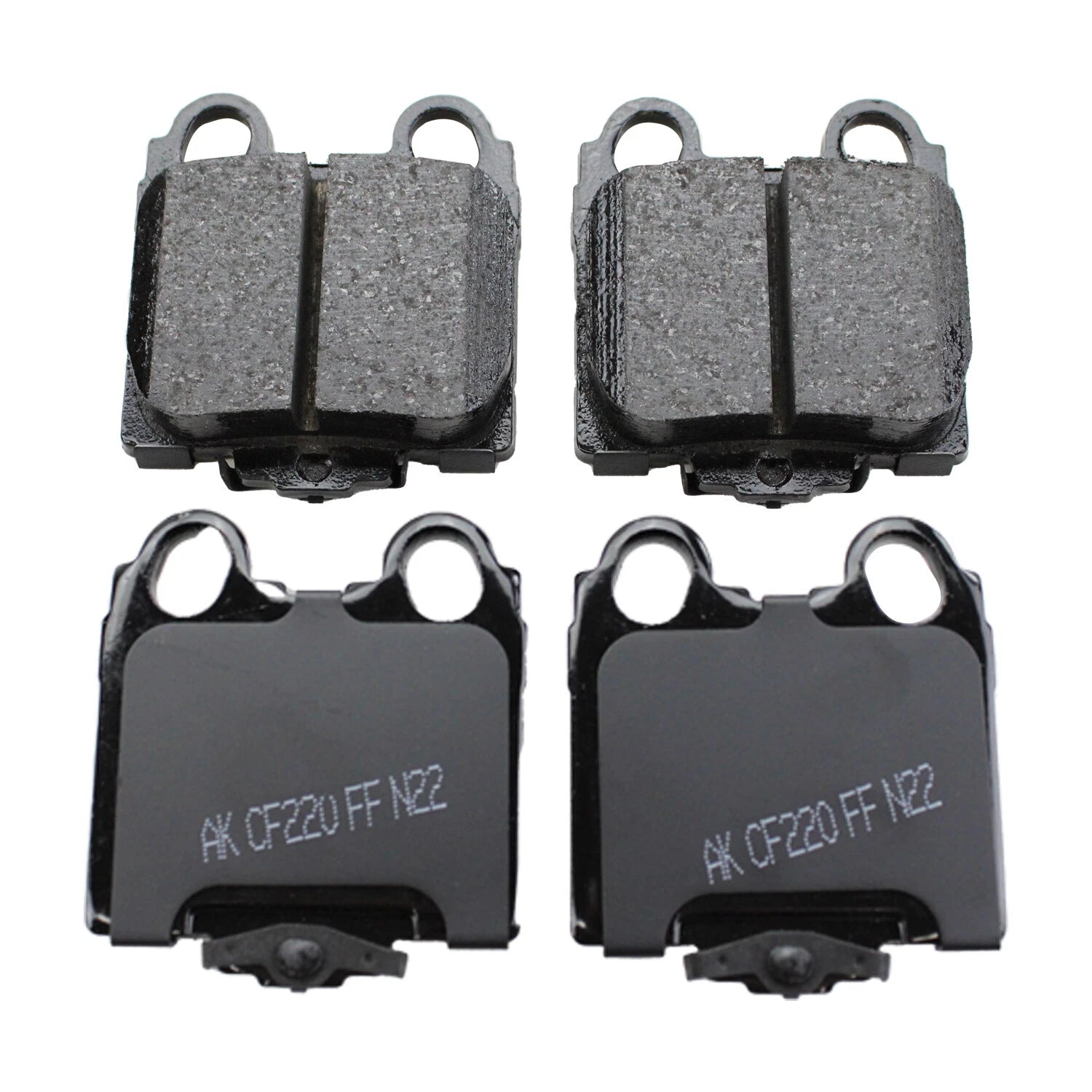 Set of 4 Akebono ProAct Rear Ceramic Disc Brake Pads for GS300 GS400 GS430 IS300 SC430 (1998–2005)