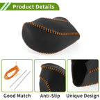 Gear Shift Knob Cover for Toyota Highlander (2008–2013) Black Orange