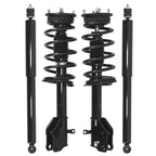 Set of 4 Struts with Coil Spring for Ford Edge Lincoln MKX (2007–2010)