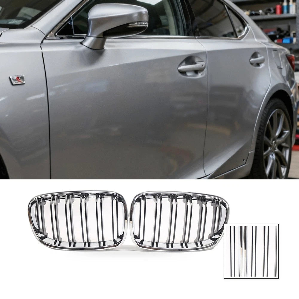 Chrome Double Line Grille for BMW 1 Series F20 (2011–2014)