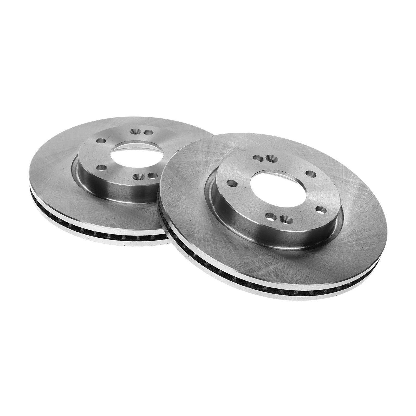Set of 2 Front Disc Brake Rotors & Ceramic Pads for Hyundai Sonata (2005–2010)