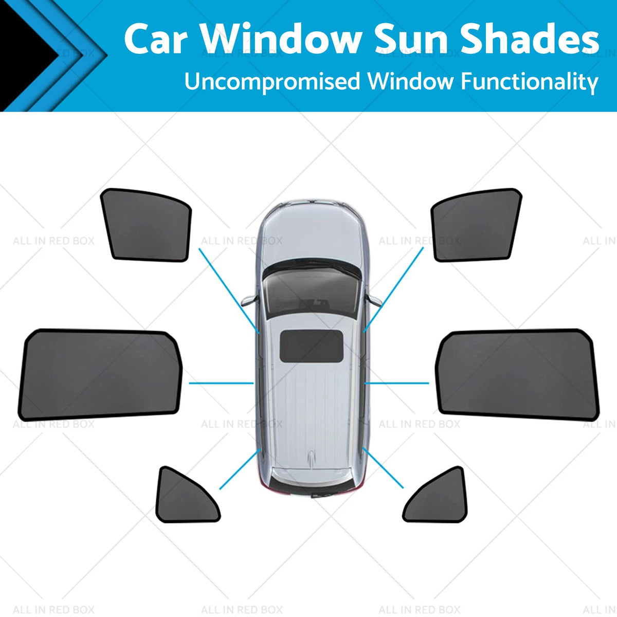 Window Magnetic Mesh Sun Blind Shades for Honda CR-V (2017–2023)