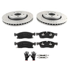 Front Brake Rotors and Pads for Dodge Durango (2011–2020) Jeep Grand Cherokee (2011–2018)