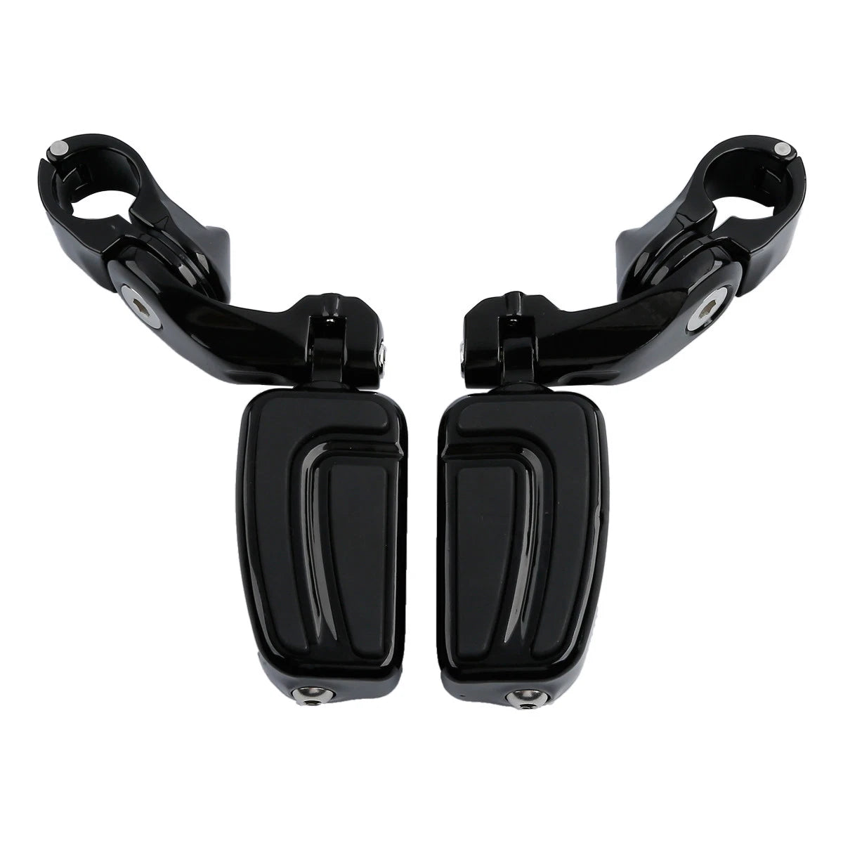 1.25'' Short Angled Highway Engine Guard Footpeg Mount for Harley Touring