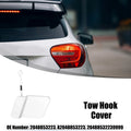 Rear Bumper Tow Hook Eye Hole Cover for Mercedes Benz X204 GLK350 (2009-2015)